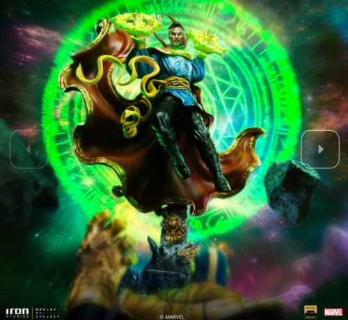 Action Figures Diorama Doctor Strange Deluxe Iron Studios Infinity Gauntlet Marvel Studios # - Produto Original