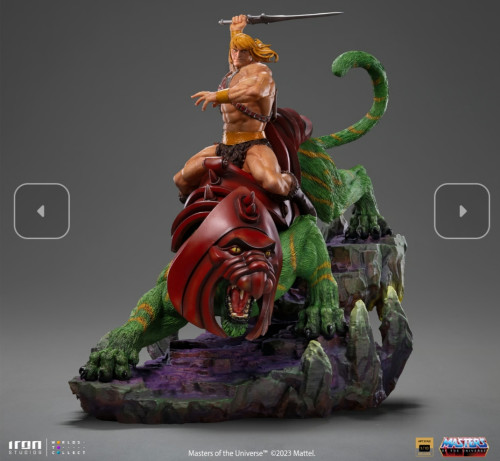 Action Figures Diorama He-Man & Battle-Cat Iron Studios Motu - Masters Of The Universe - #