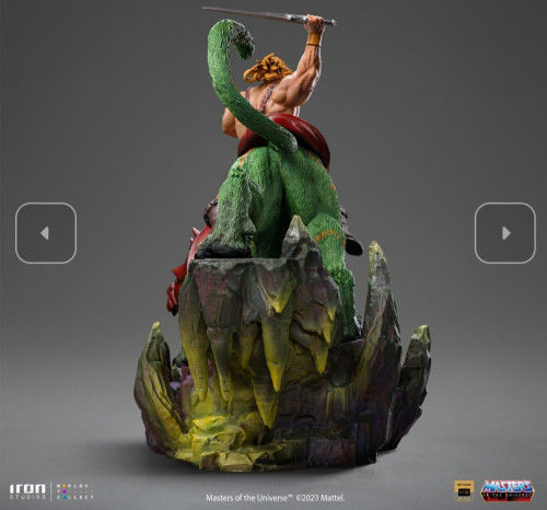Action Figures Diorama He-Man & Battle-Cat Iron Studios Motu - Masters Of The Universe - #
