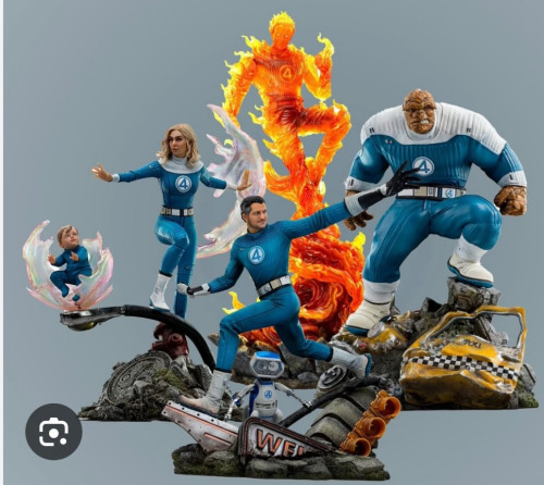Action Figures Diorama Quarteto Fantástico Iron Studios Fantastic Four Quarteto Fantástico # - Produto Original