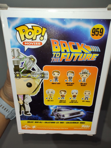 Funko Pop Doc With Helmet Back to The Future 959 - Movies Back To The Future - #959