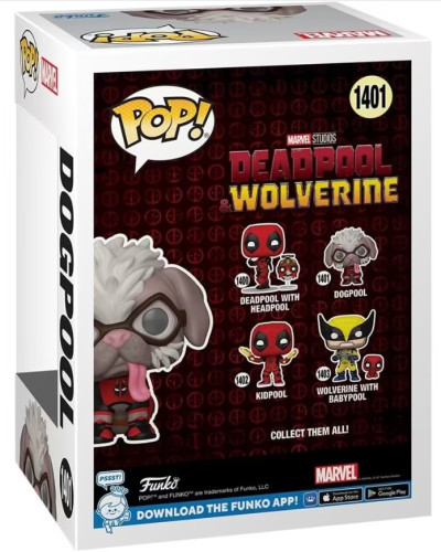Funko Pop Dogpool - Marvel Studios Deadpool & Wolverine - #1401