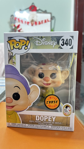Funko Pop Dopey Disney Chase Sete Anoes-Disney-340