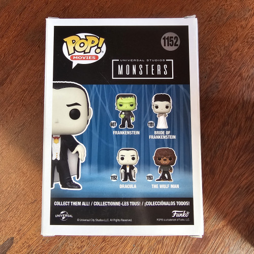 Funko Pop Dracula - Universal Studios Monsters - #1152