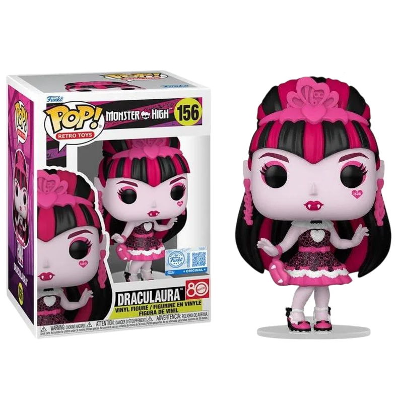 Draculaura 156 Funko Pop Original Monster High Exclusivo-Monster High-156