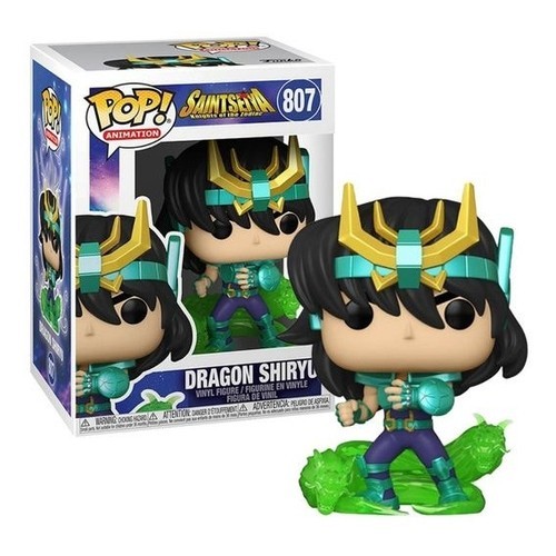 Dragon Shiryu 807 Funko Pop Original Cavaleiros Do Zodiaco-Saint Seiya-807