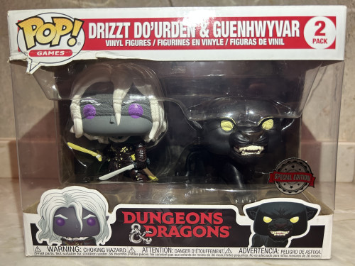 Drizzt Do’urden & Guenhwyvar - Exclusivo - Ver Observação - Dungeons & Dragons #02 - Produto Original