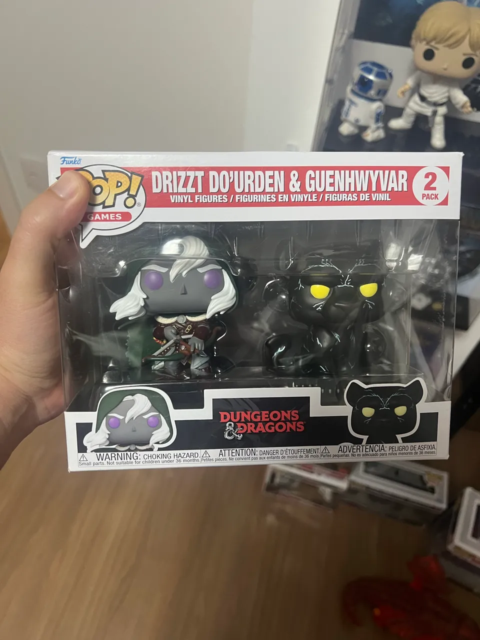 Funko Pop Drizzt Do'urden & Guenhwyvar Dungeons & Dragons #2 - Produto Original