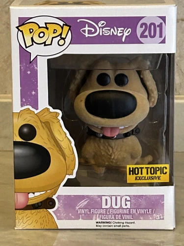 Funko Pop Dug 201 - ( Flocado ) Exclusivo Hot Topic - - Disney Up  #201