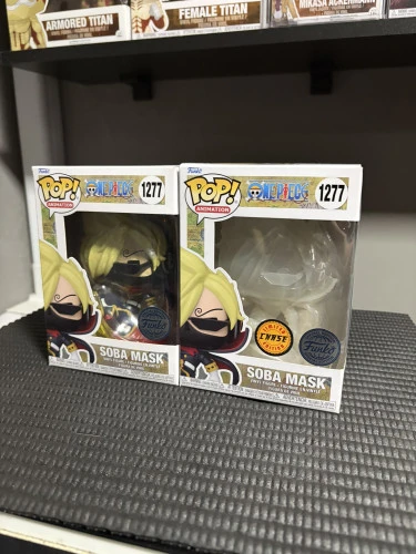 Dupla Funko Pop Soba Mask (Sanji) - Regular + Chase - 2 funkos one piece - One Piece  #1277