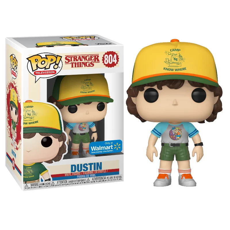 Dustin 804 Exclusivo Walmart Stranger Things Funko Pop - Stranger Things - #804 FUNKO POP #804 - Produto Original