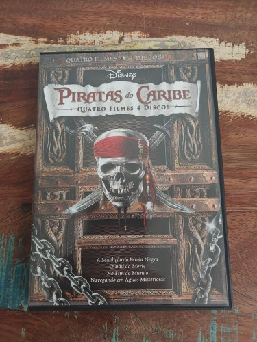 Action Figures Dvd Piratas do Caribe Kit 4 - Piratas Do Caribe - #