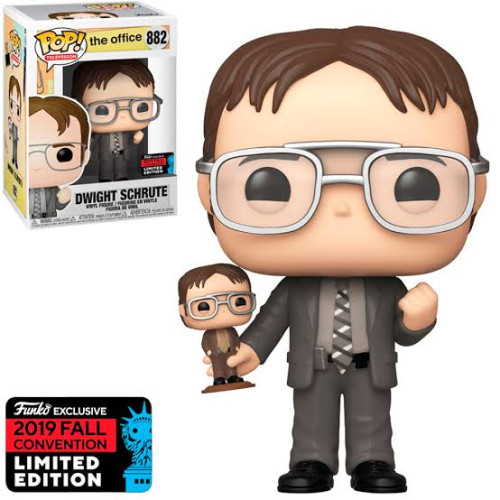Dwight Schrute with bobblehead (2019 Fall Convention) #882 -The Office- Funko pop-The Office-882