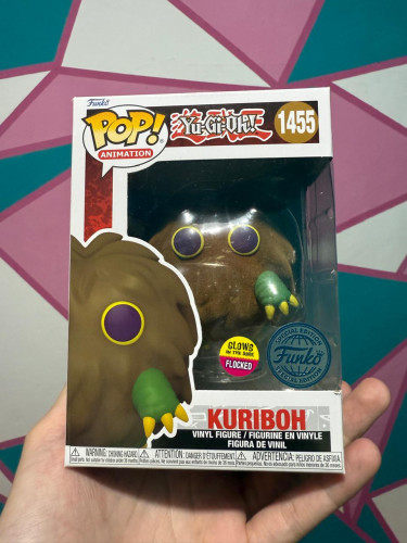 EDICAO ESPECIAL AVELUDADA Kuriboh BRILHA NO ESCURO Yugioh #1455 - Produto Original