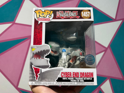 EDICAO ESPECIAL SUPER Funko Pop Cyber End Dragon Yugioh #1457 - Produto Original