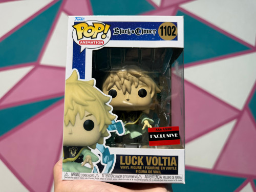 EDICAO EXCLUSIVA Funko Pop Luck Voltia Black Clover #1102 - Produto Original