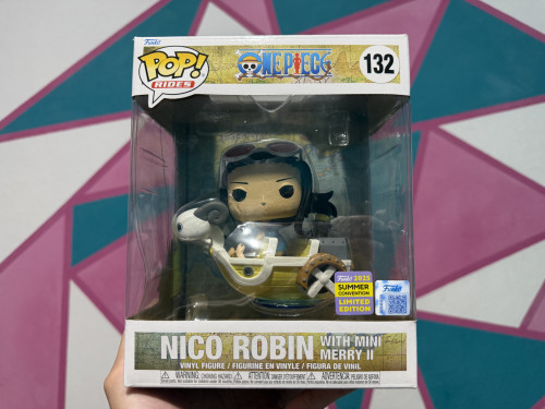 EDIÇAO LIMITADA Funko Pop Nico Robin With Mini Merry One Piece #132 - Produto Original