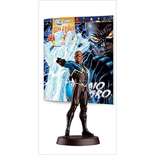 Action Figures Eaglemoss Dc Raio Negro #66-Eaglemoss DC-