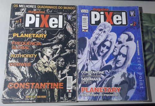 Pixel Media Magazine pack com 9 revistas-Vertigo Comics-9