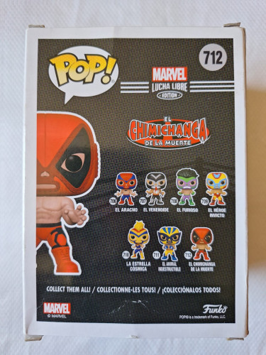 Funko Pop El Chimichanga De La Muerte - Marvel Lucha Libre Edition - #712