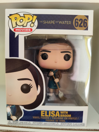 Elisa with Broom - The Shape of Water Movies The Shape Of Water #626 - Produto Original