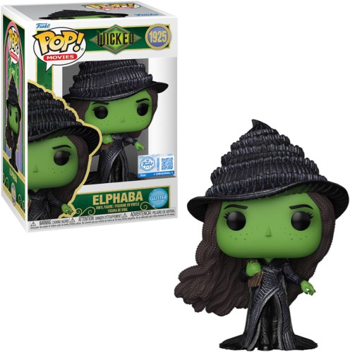 Elphaba 1925 Glitter Exclusivo Funko Pop Wicked FUNKO POP #1925 - Produto Original