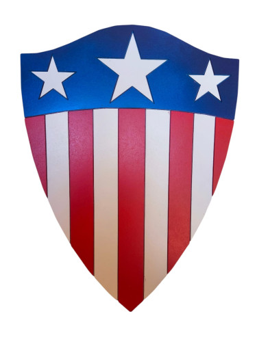 Action Figures Escudo Triangular Do Capitão América Capitão América # - Produto Original