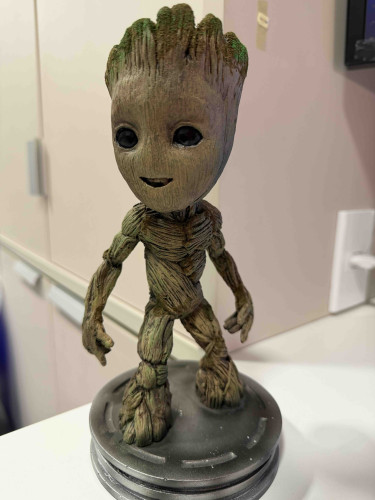 Escultura Baby Groot Sem Marca # - Produto Original