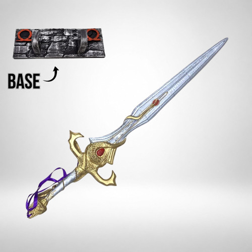Espada da Laufey Esposa do Kratos God of War Réplica Decorativa em Resina com Base - 82 cm God Of War # - Produto Original