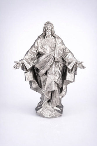 Estátua Artesanal Jesus Peça Única Colecionável Jesus # - Produto Original
