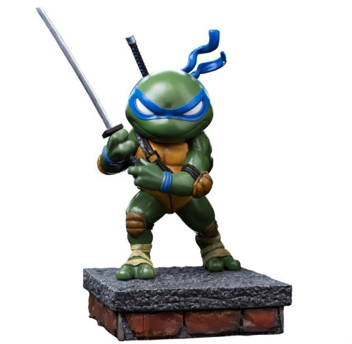 Estátua Leonardo v2 - TMNT - MiniCo - Iron Studios-As Tartarugas Ninjas-