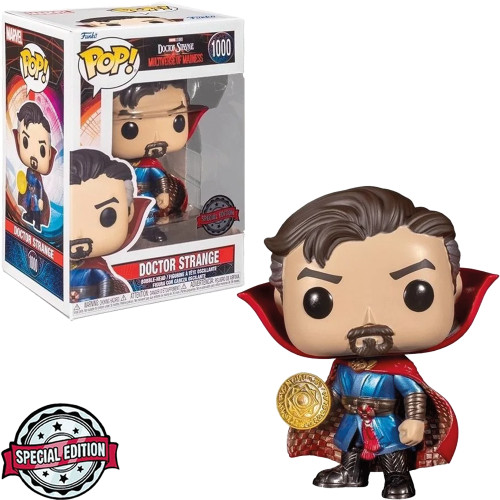 Funko Pop Exclusive - Doctor Strange (metallic)-Marvel Doctor Strange In The Multiverse Of Madness-1000