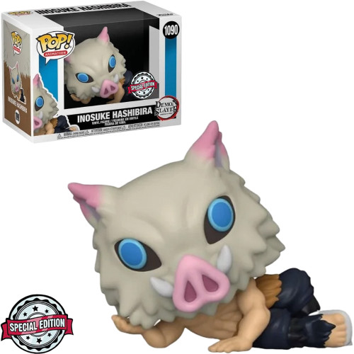 Funko Pop Exclusive - Inosuke Hashibira-Demon Slayer: Kimetsu No Yaiba-1090