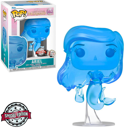 Funko Pop Exclusive - Translucent Blue Ariel-The Little Mermaid 30 Years-563