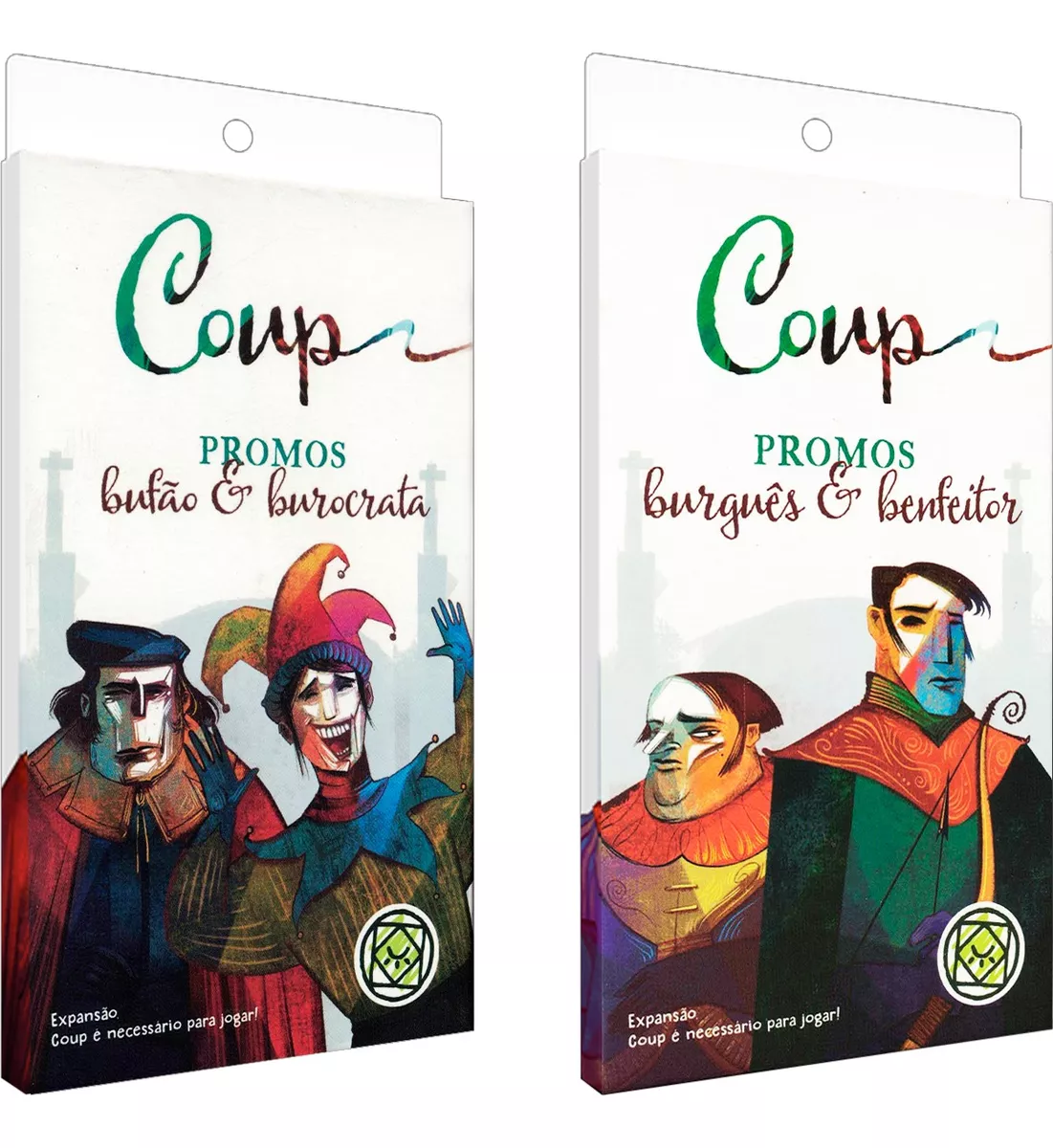 Expansões Do Jogo Coup - Bufão & Burocrata + Burguês & Benfeitor - Pronta Entrega-Jogo De Tabuleiro-