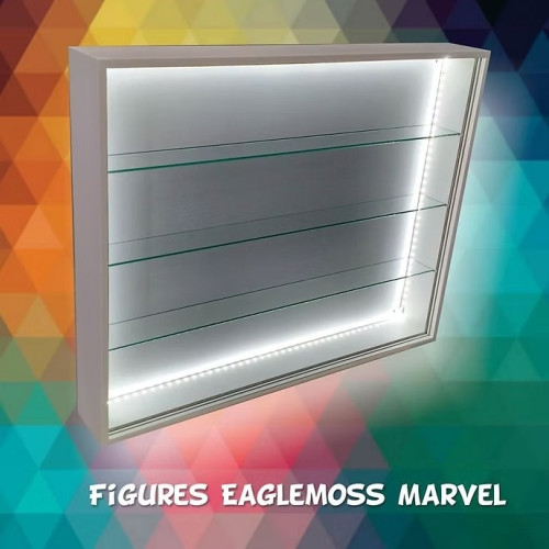 Expositor Estante Figures Eaglemoss Marvel Star Wars + Led - Expositor Expositor # - Produto Original