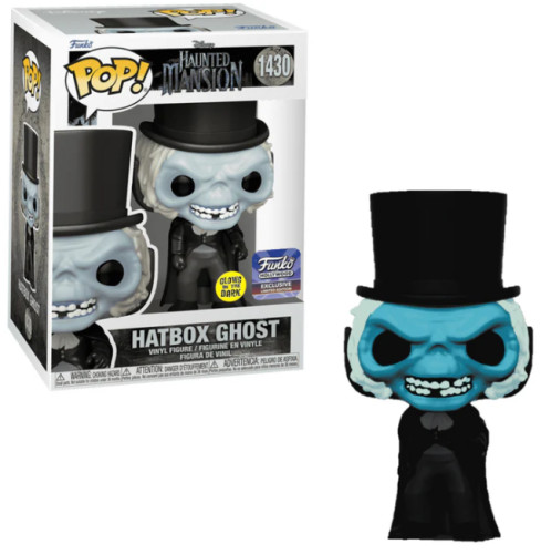 Funko Pop - Disney: Haunted Mansion - Hatbox Ghost 1430 (glow/fh)(cx Dn) - The Haunted Mansion - #1430 FUNKO POP #1430 - Produto Original