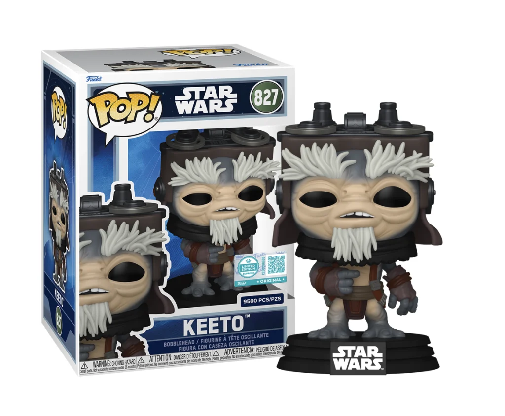 Funko POP! Star Wars Keeto Limited Edition Supreme 9500 pcs Star Wars #827 - Produto Original