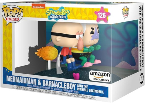 FUNKO POP! MERMAIDMAN & BARNACLEBOY ( SPONGEBOB ) 126-LLC-96201