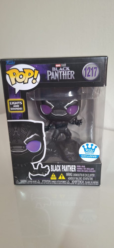 Funko-pop! Pantera Negra(luz E Som) #1217-Black Panther-0