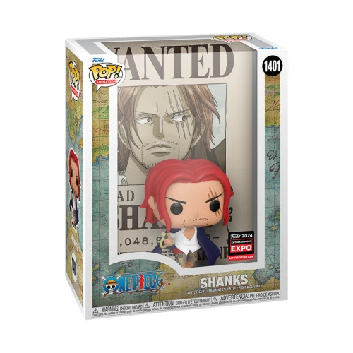 Funko Pop! Poster Shanks * DETALHES NA CAIXA - One Piece #1401