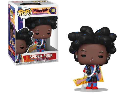 FUNKO POP 1411 - SPIDER-PUNK (SPIDER-MAN SPIDER VERSE)-Funko-1