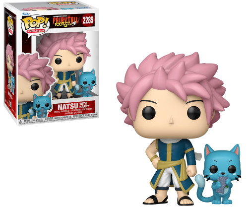 FUNKO POP 2285 - NATSU WITH HAPPY (FAIRY TAIL 100 YEARS QUEST) Nanatsu No Taizai #2285 - Produto Original