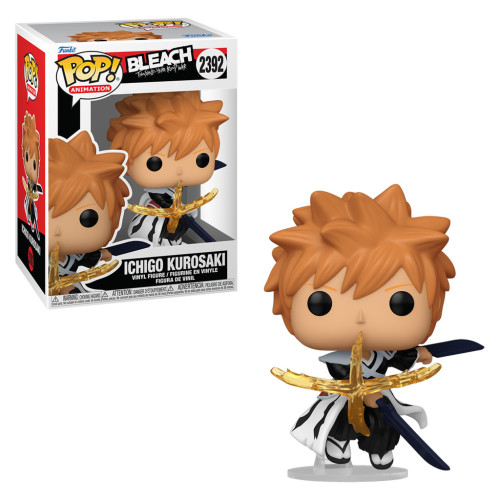 FUNKO POP ANIMATION BLEACH -THOUSAND YEAR BLOOD WAR- ICHIGO KUROSAKI 2392 Bleach Thousand-Year Blood War #2392 - Produto Original