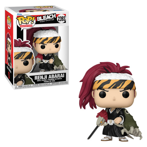 FUNKO POP ANIMATION BLEACH -THOUSAND YEAR BLOOD WAR- RENJI ABARAI 2393 Bleach Thousand-Year Blood War #2393 - Produto Original