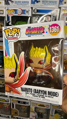 FUNKO POP ANIMATION BORUTO: NARUTO NEXT GENERATIONS SUPER SIZED EXCLUSIVE - NARUTO (BARYON MODE) GLOWS IN THE DARK-Boruto Naruto Next Generations-1361