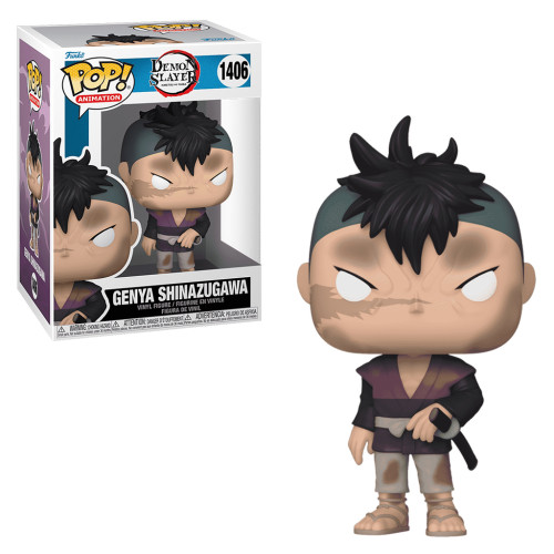 FUNKO POP ANIMATION DEMON SLAYER: KIMETSU NO YAIBA - GENYA SHINAZUGAWA 1406 Animation #1406 - Produto Original