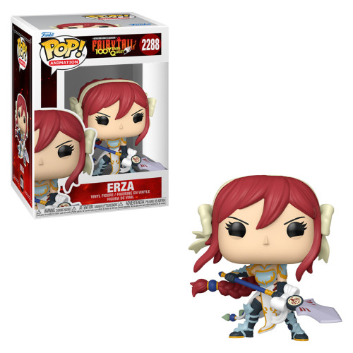 FUNKO POP ANIMATION FAIRY TAIL 100 YEARS QUEST - ERZA 2288 Fairy Tail: 100 Years Quest #2288 - Produto Original