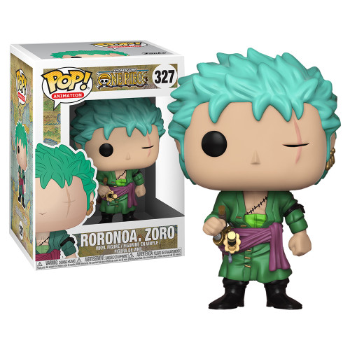 FUNKO POP ANIMATION ONE PIECE ZORO FUNKO POP #327 - Produto Original