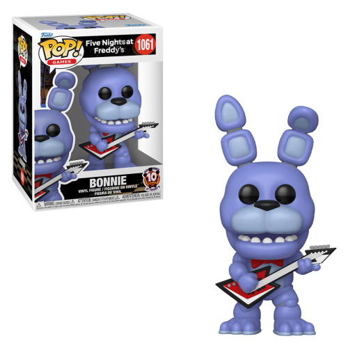 FUNKO POP BONNIE 1061 - FIVE NIGHTS AT FREDDY'S 10TH ANNIVERSARY Funko Pop Games #1061 - Produto Original